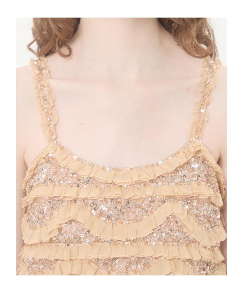 Valentino Tulle Illusione Embroidered Short Dress in Natural | Lyst UK