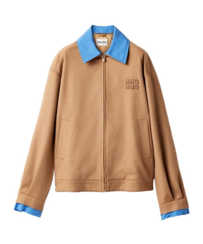 【AW25】MIU MIU パナマジャケット MIU MIU - ミュウミュウ MIU MIU ダウンジャケット レディース