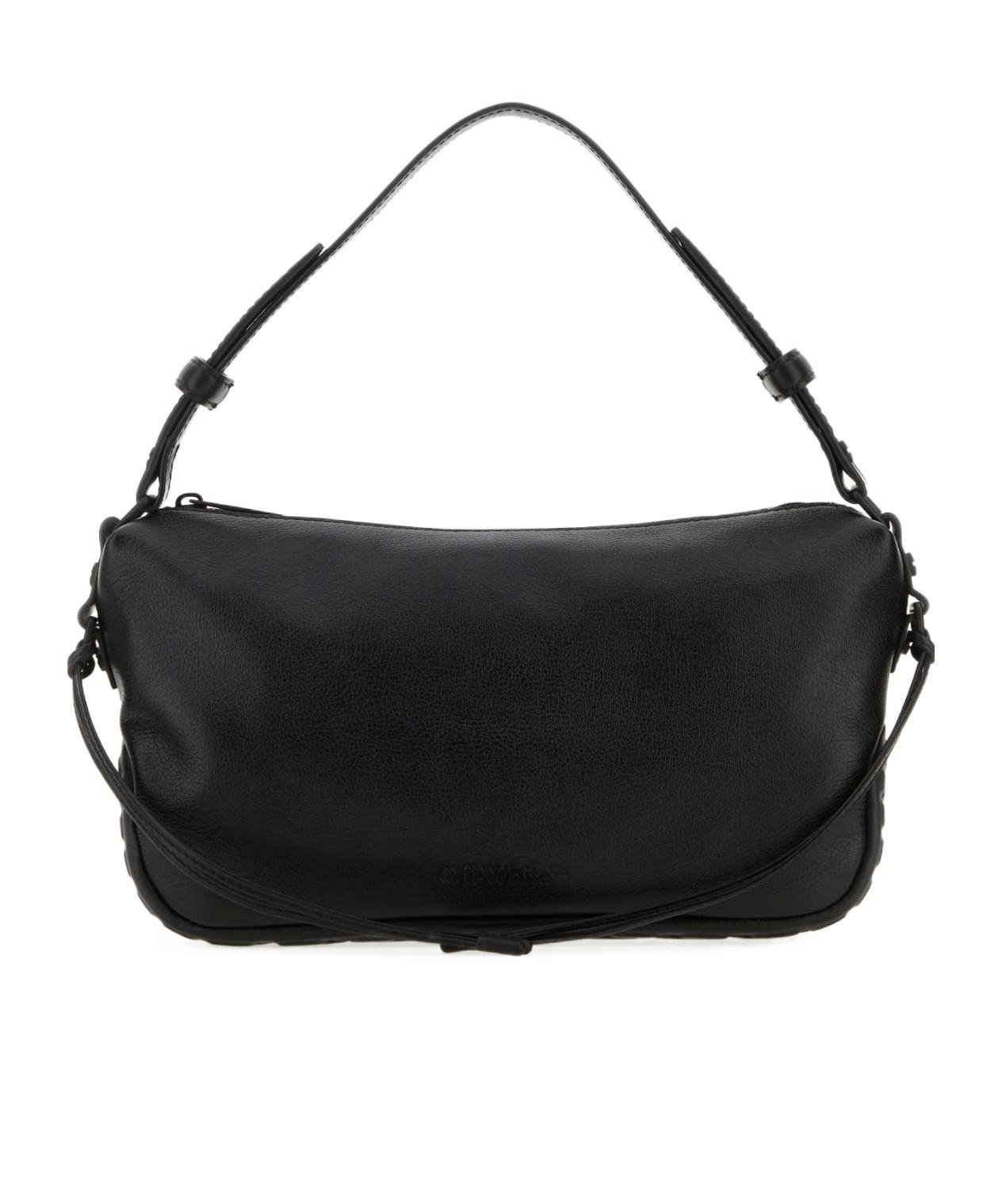 ショルダーバッグ Off White Black Leather Biker Tire Shoulder Bag 20972863_51697631_600.jpg
