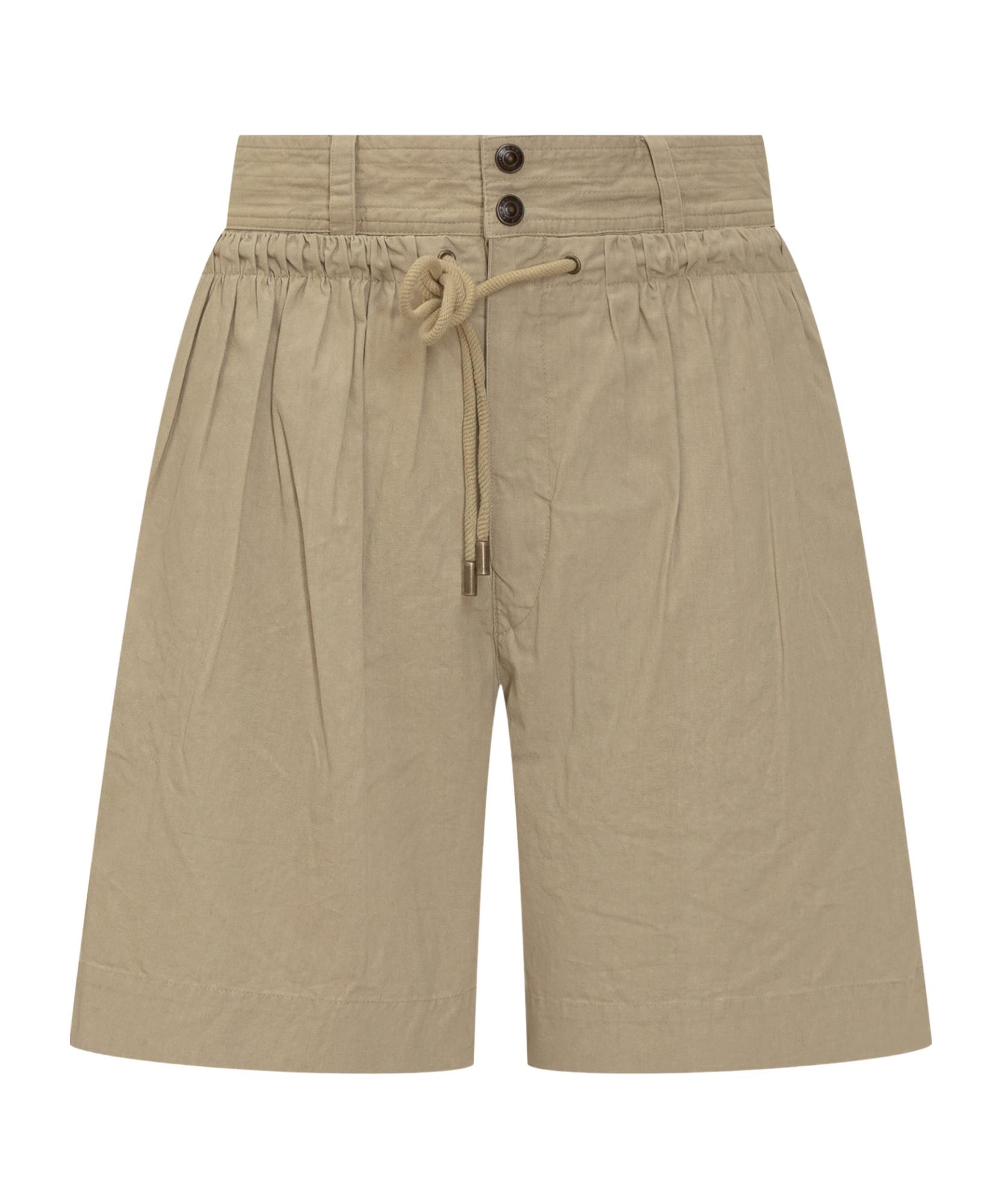 Isabel Marant Ingrid Drawstring Shorts in Natural | Lyst