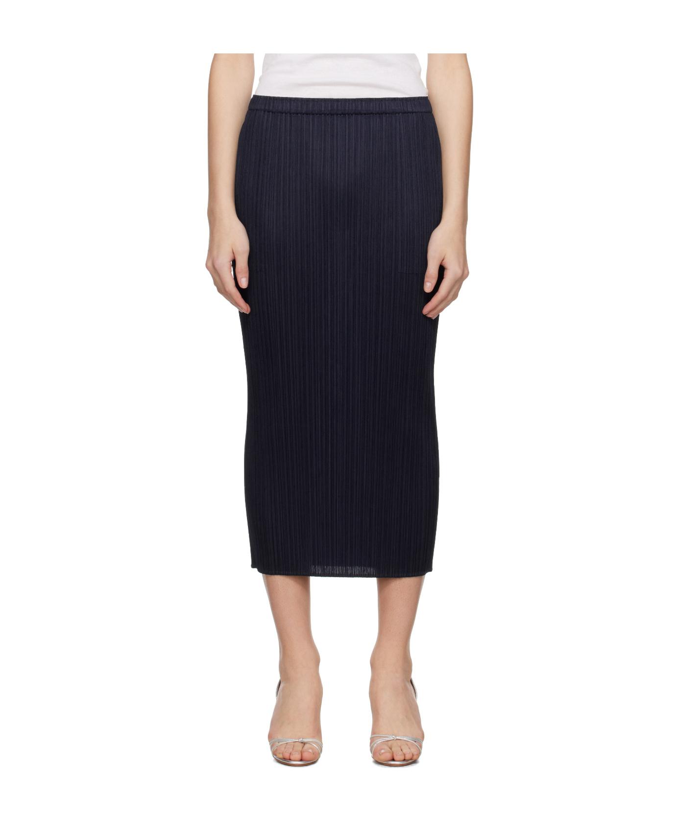 スカート ISSEY MIYAKE pleated skirt Pleats Please Issey Miyake Spectrum Print Pleated Midi Skirt
