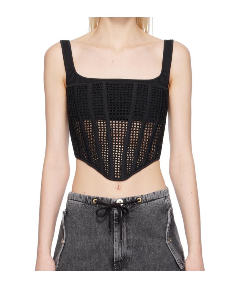 Dion Lee カットアウト トップ | ブラック | FARFETCH JP