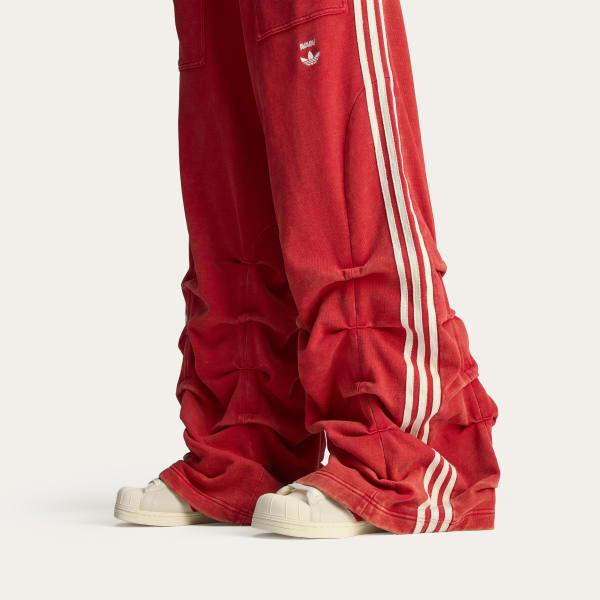 adidas Originals Adidas X Avavav Pleated Track Pants in Red for