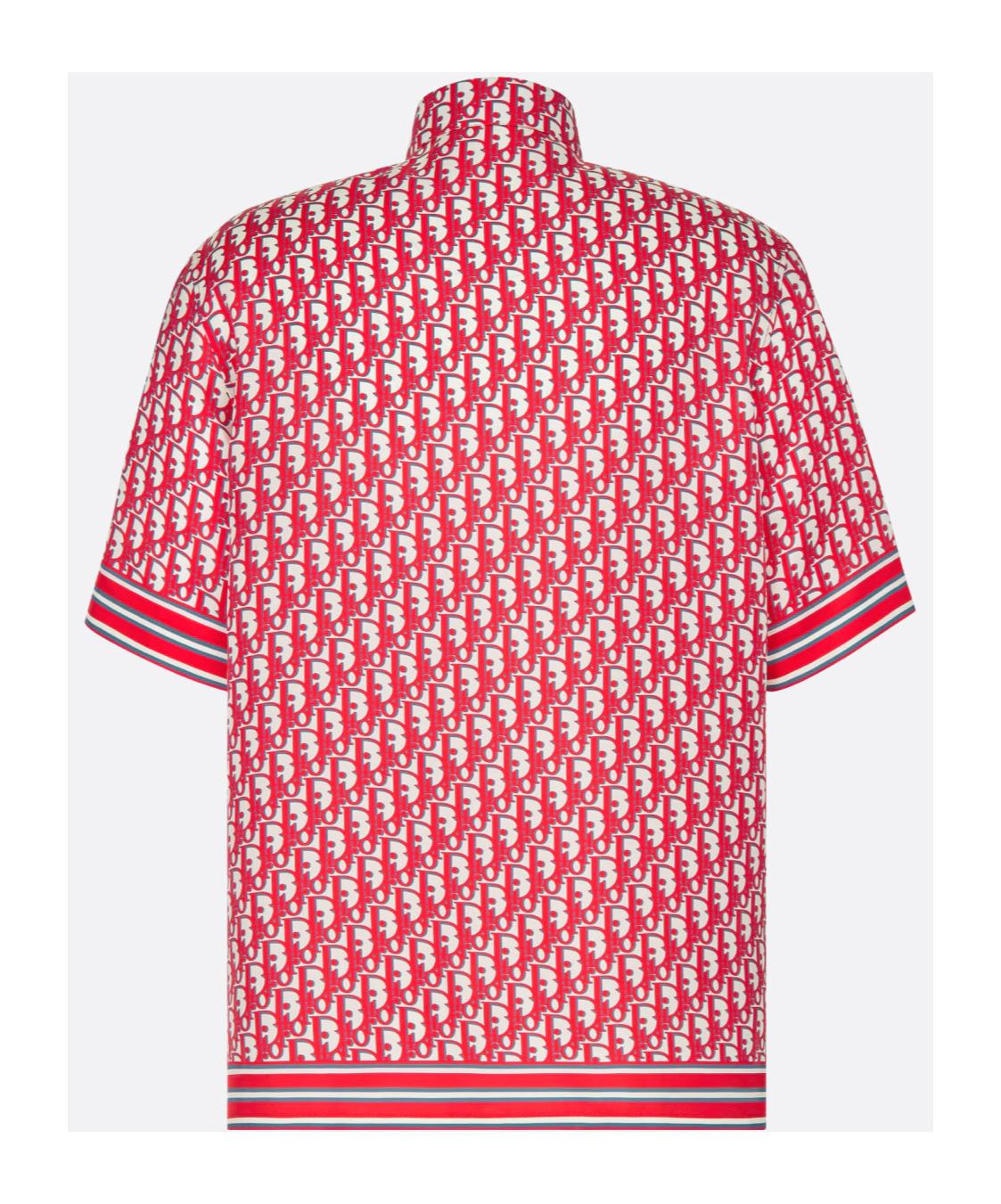 Dior Oblique Short-Sleeved Shirt in Red for Men | Lyst Dior Oblique Short-Sleeved Shirt in Red for Men | Lyst