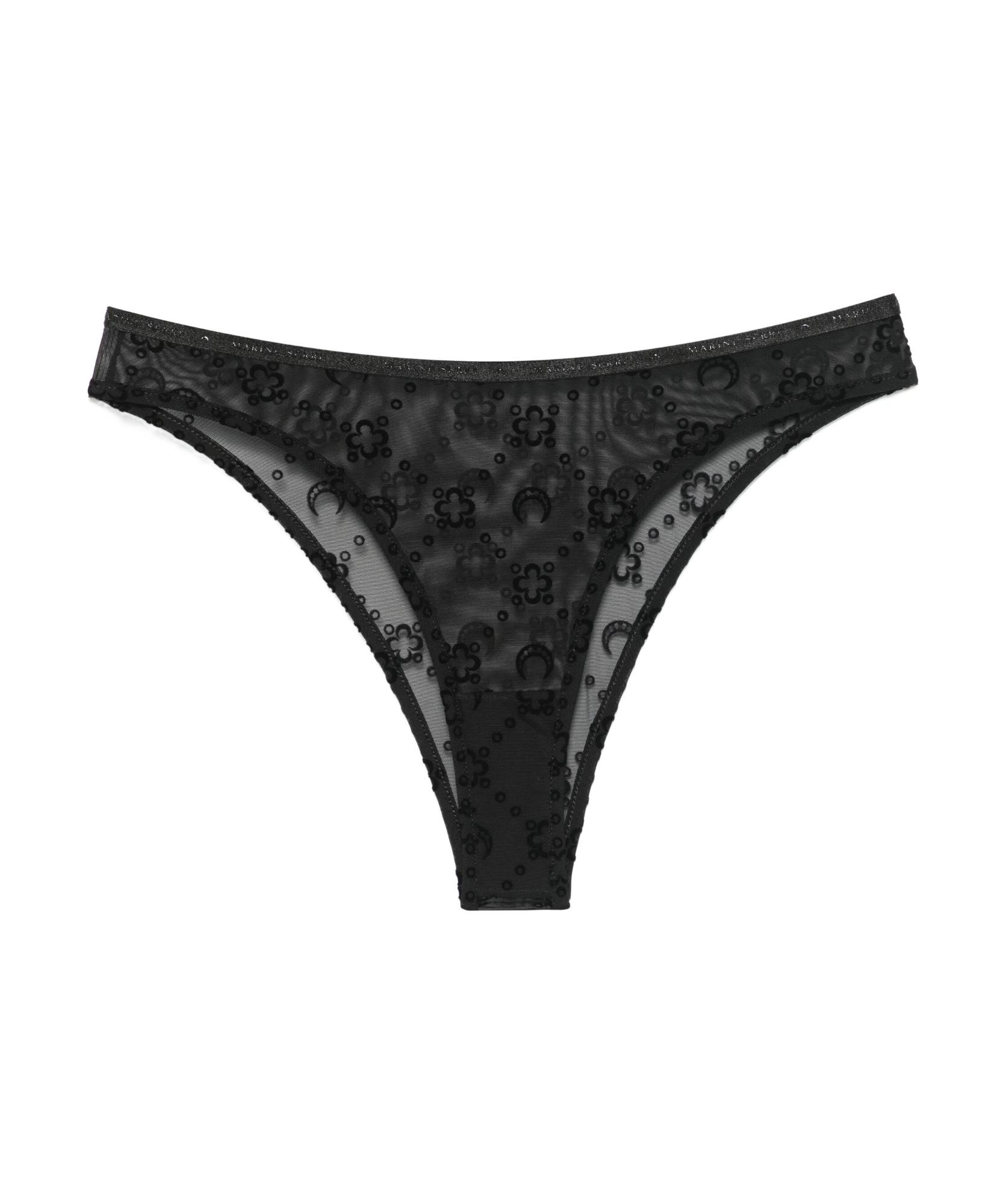 インナー・ルームウェアその他 MARINE SERRE Woman Lingerie Black WUW052CJER0036 BK99 MARINE SERRE Woman Lingerie Black WUW052CJER0036 BK99