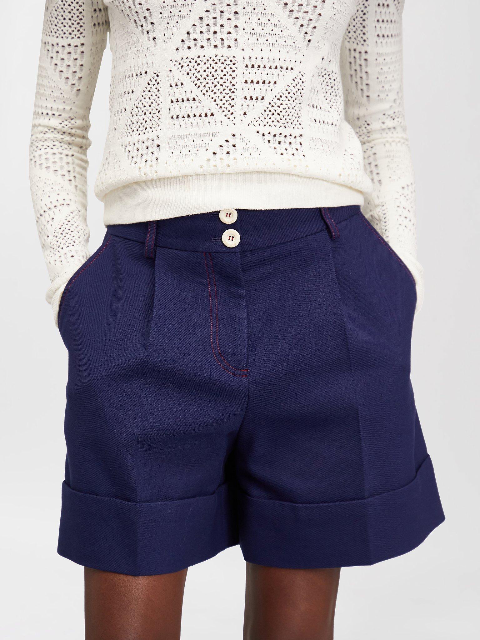 Cut up bermuda shorts on sale