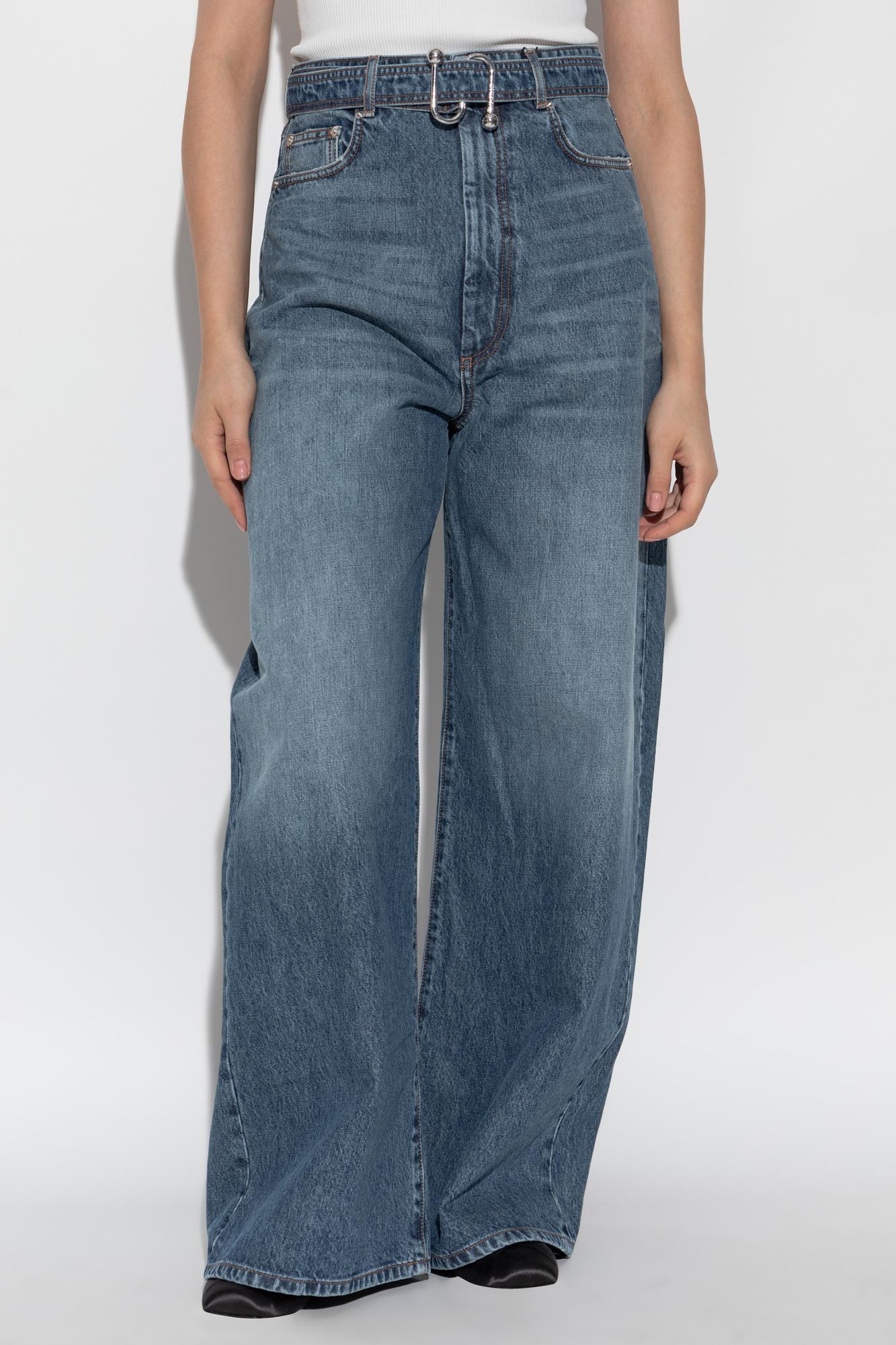 デニム・ジーパン SPORTMAX PROCIDA - Low-waisted oversize denim trousers Sportmax Procida Low Waist Oversized Jeans in Blue | Lyst