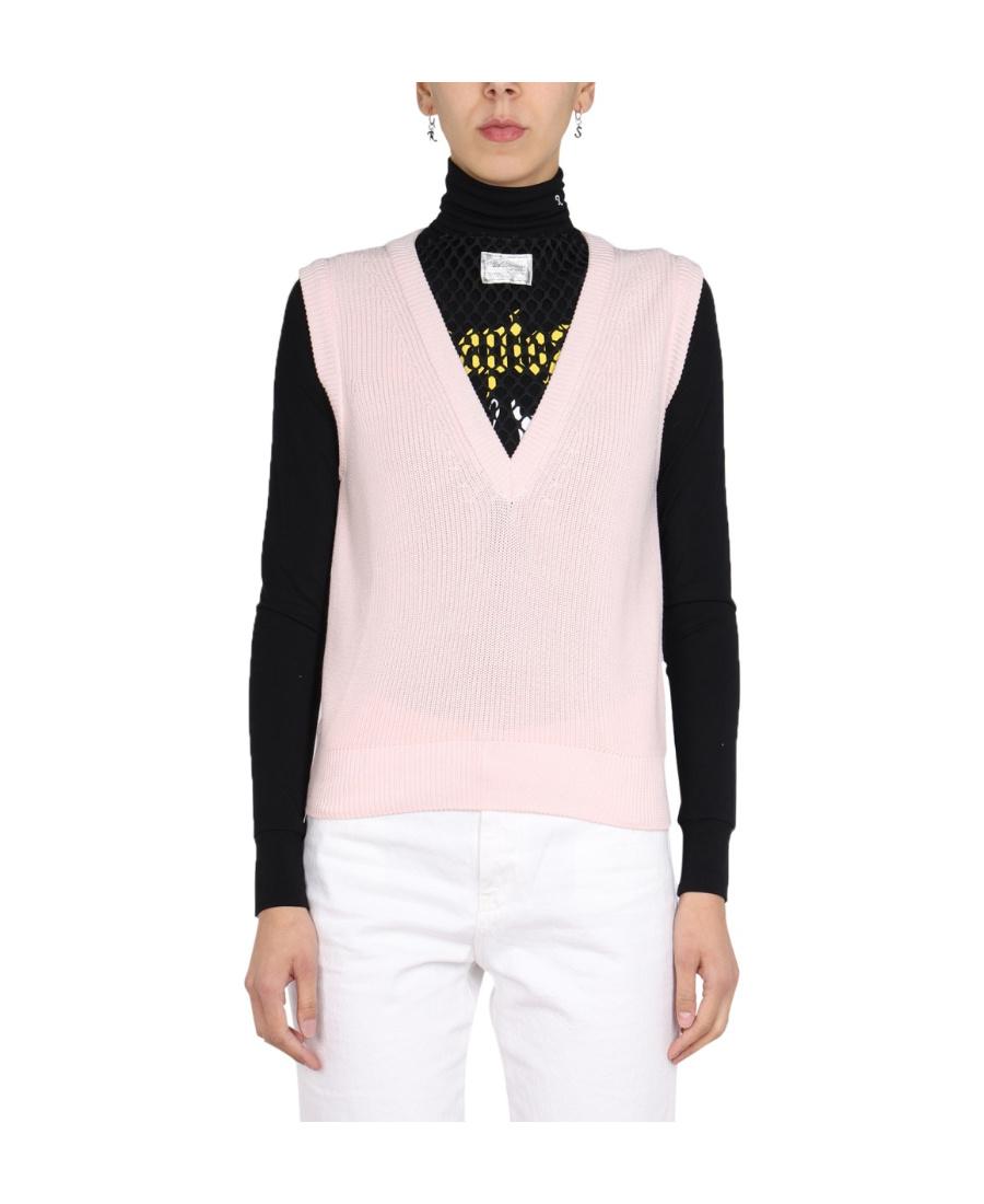 raf-simons--Logo-Mesh-V-Collar raf-simons--Logo-Mesh-V-Collar