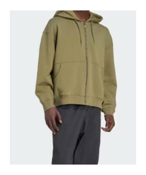 adidas gazelle silver green womens Yeezy Season 3 Zip Up Hoodie In Onyx Dark