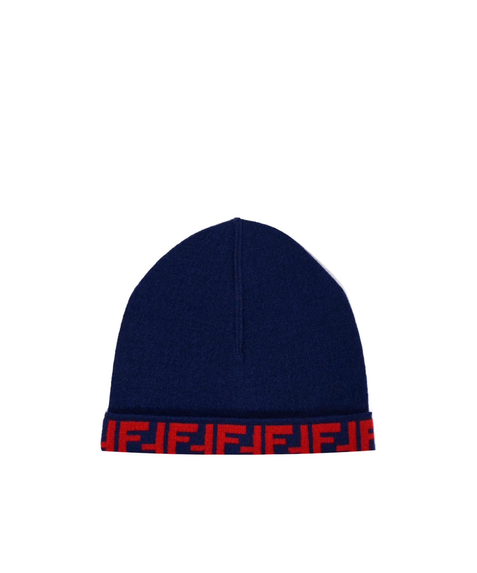 ニットキャップ・ビーニー Fendi Midnight Blue Wool Blend Beanie Hat Fendi Men Midnight Blue Wool Blend Beanie Hat | ModeSens
