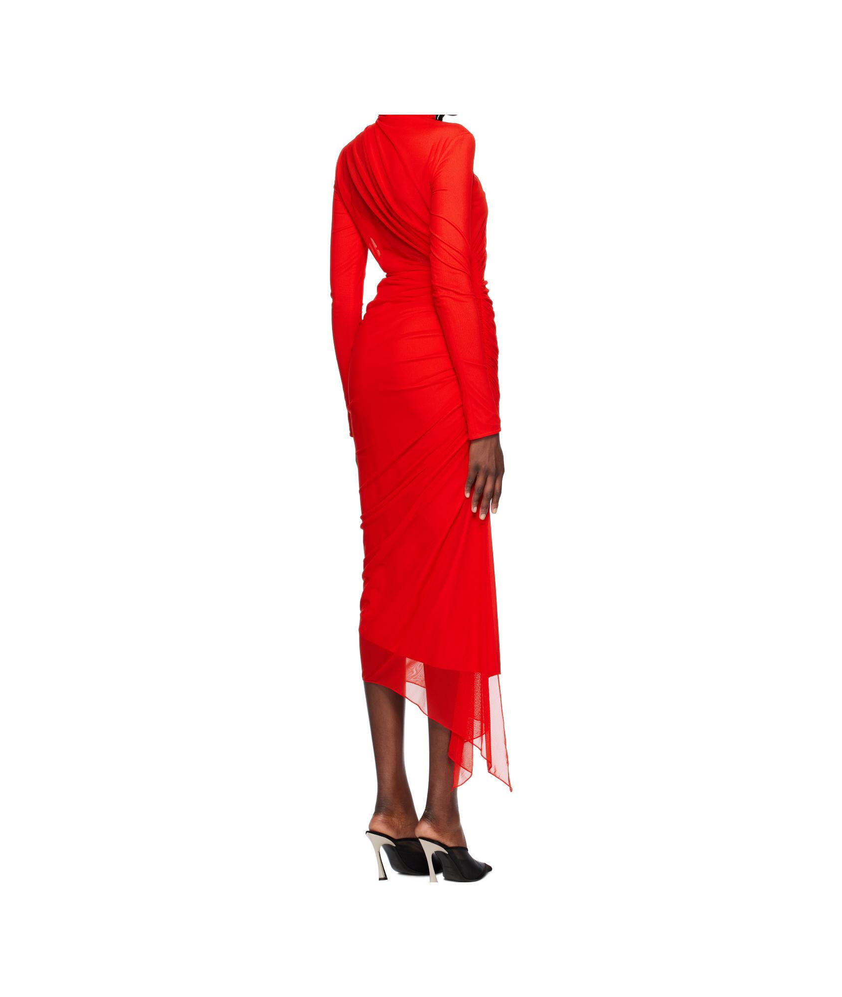 Red Mugler Dresses for Women | Lyst