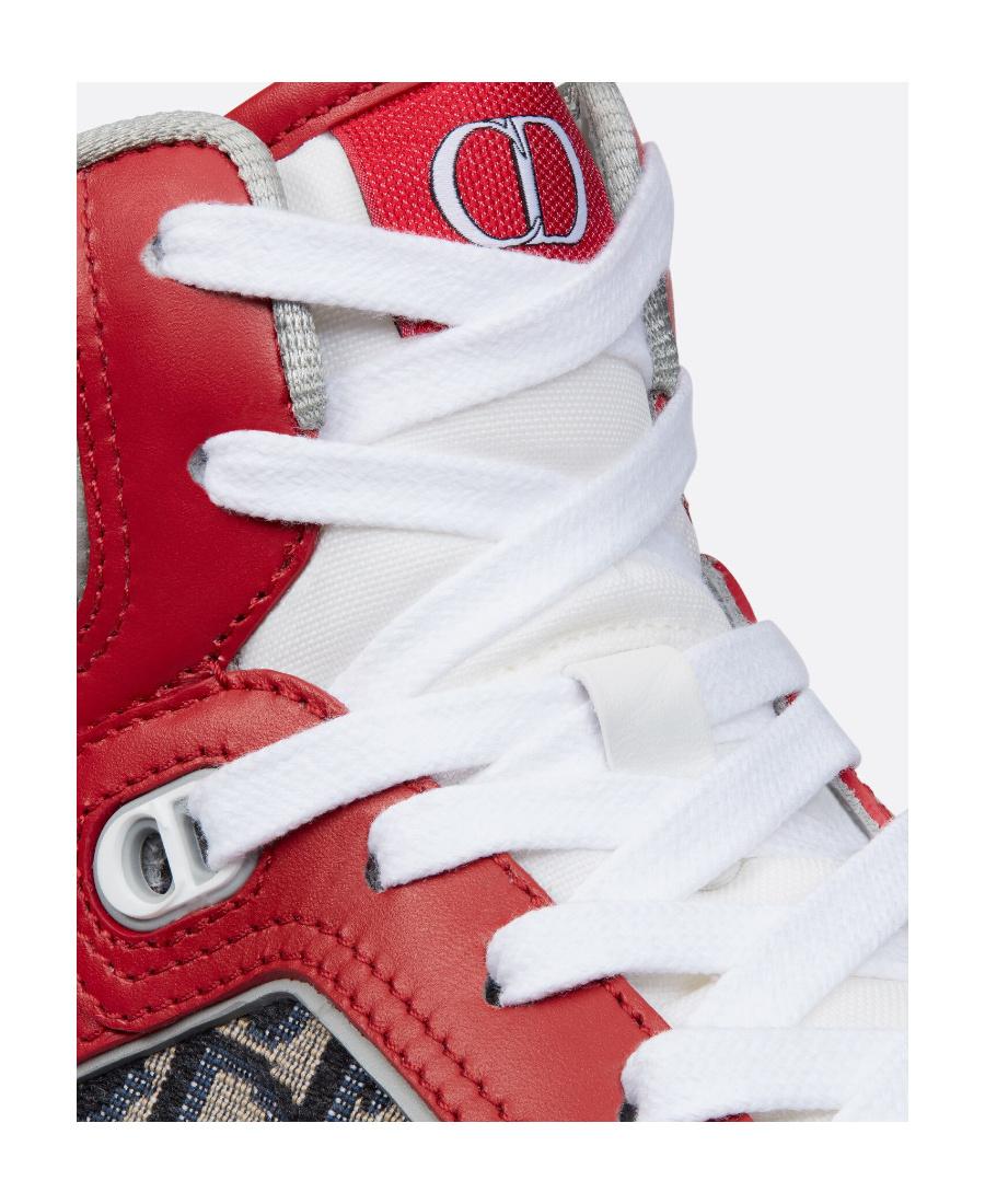 Dior B27 High-Top Sneaker in Red for Men Lyst