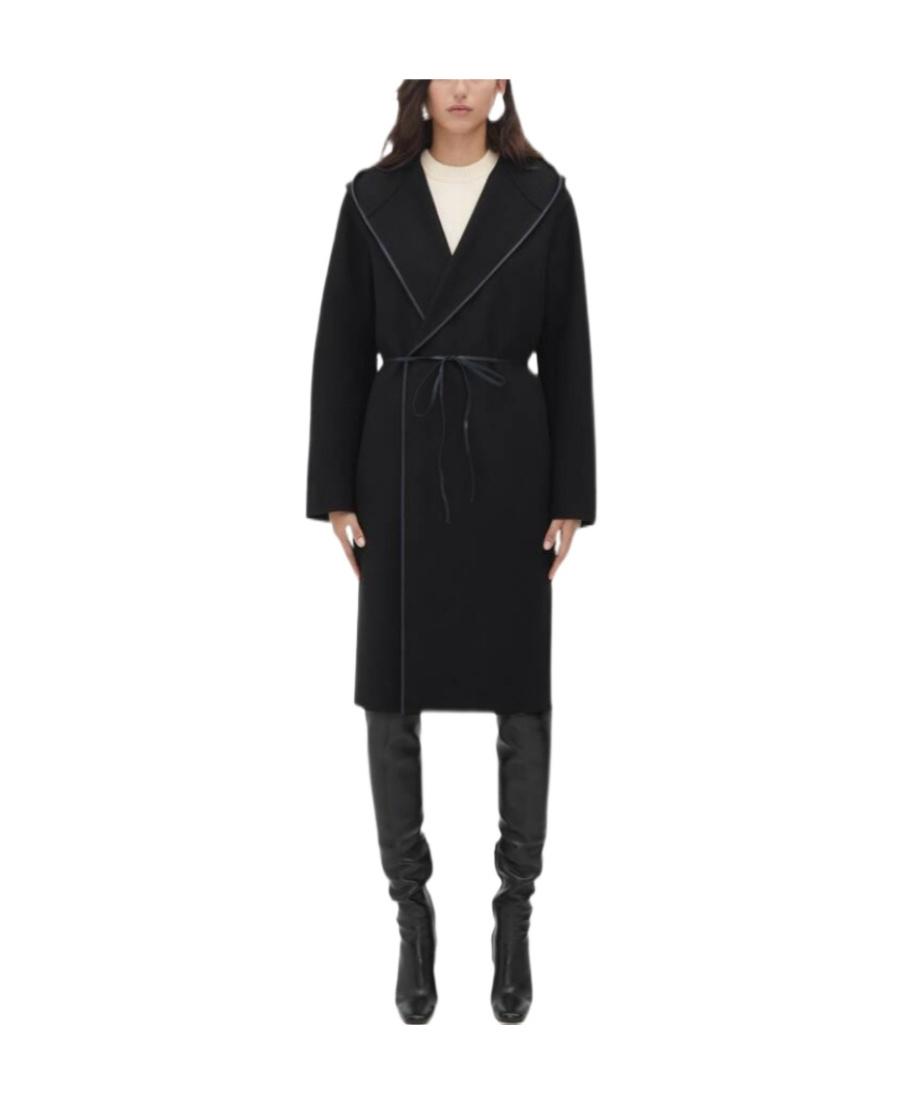 コート BOTTEGA VENETA Woman Coat Black 751190V3EJ0 1000 BOTTEGA VENETA: women's coat - Black | Bottega Veneta coat