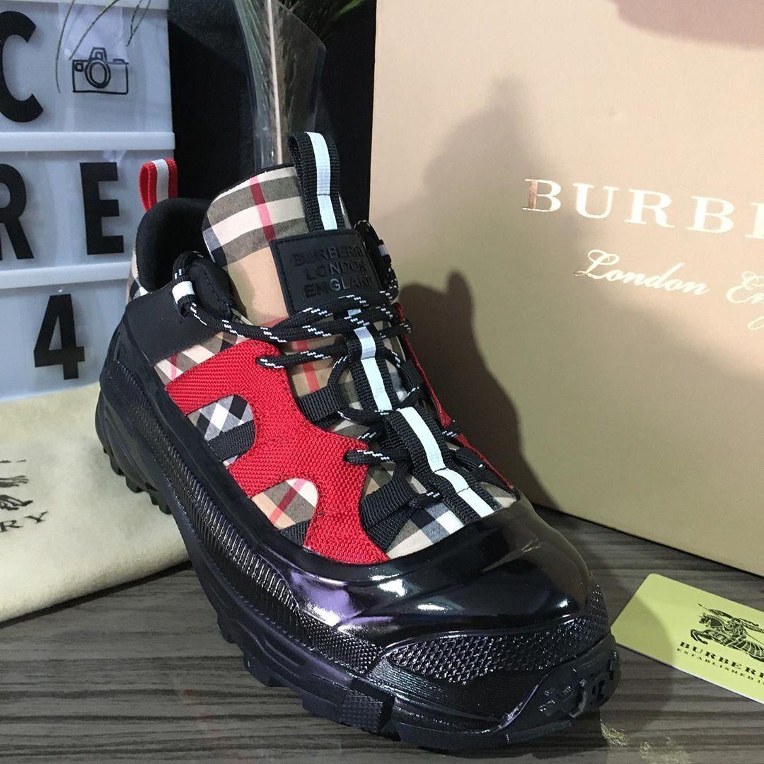 【BURBERRY】 Arthur Vintage Check Sneakers Burberry Men's Arthur Vintage Check Chunky Sneakers | Neiman