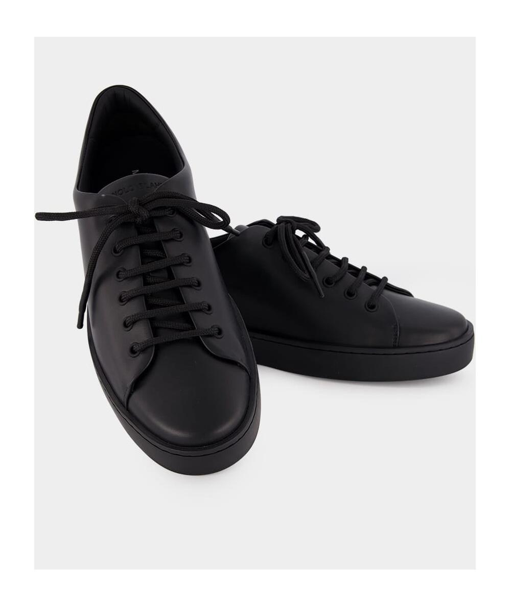 Black Manolo Blahnik Sneakers for Men | Lyst