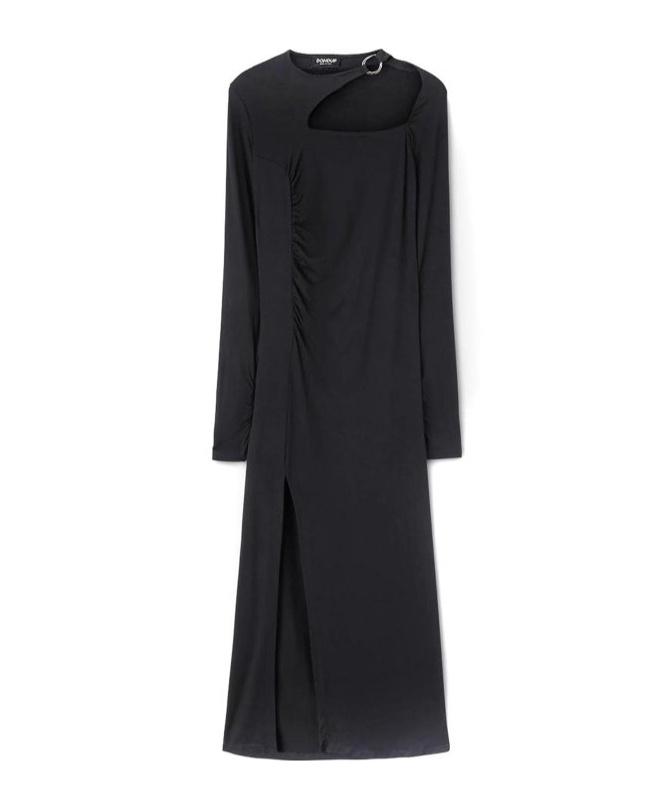 ワンピース DONDUP Woman Dress Black DA427M00945D002 999 DONDUP Dresses for Women - Shop on FARFETCH