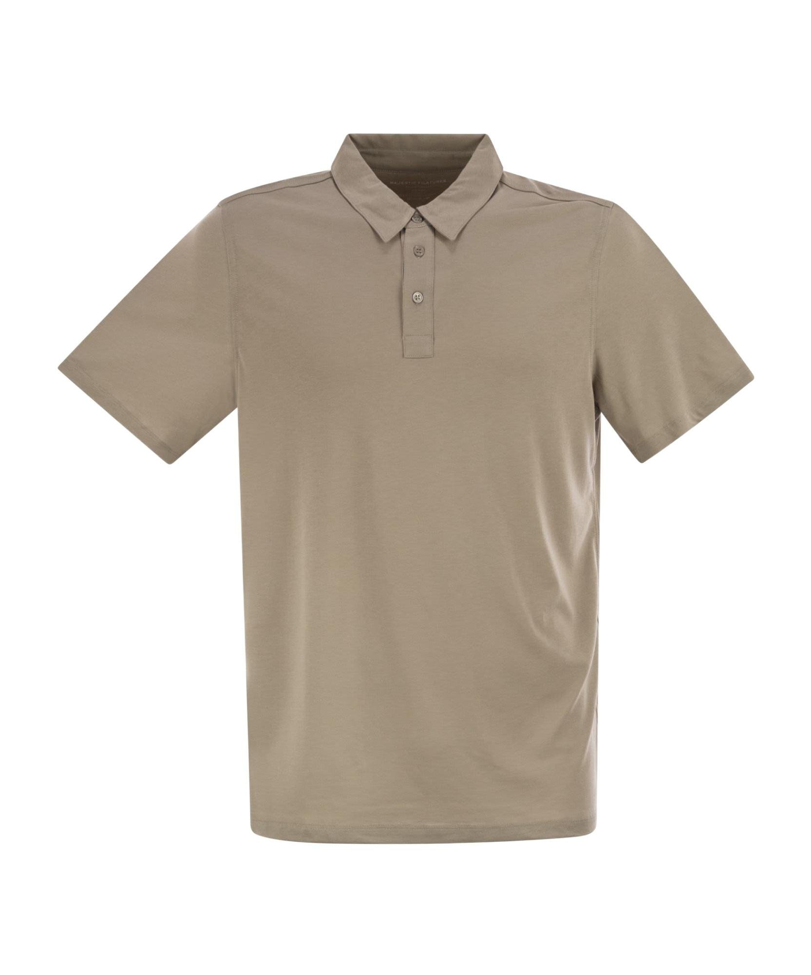 Tシャツ・カットソー MAJESTIC FILATURES SHORT SLEEVES POLO SHIRT Majestic Filatures Polo shirts for Men | Online Sale up to