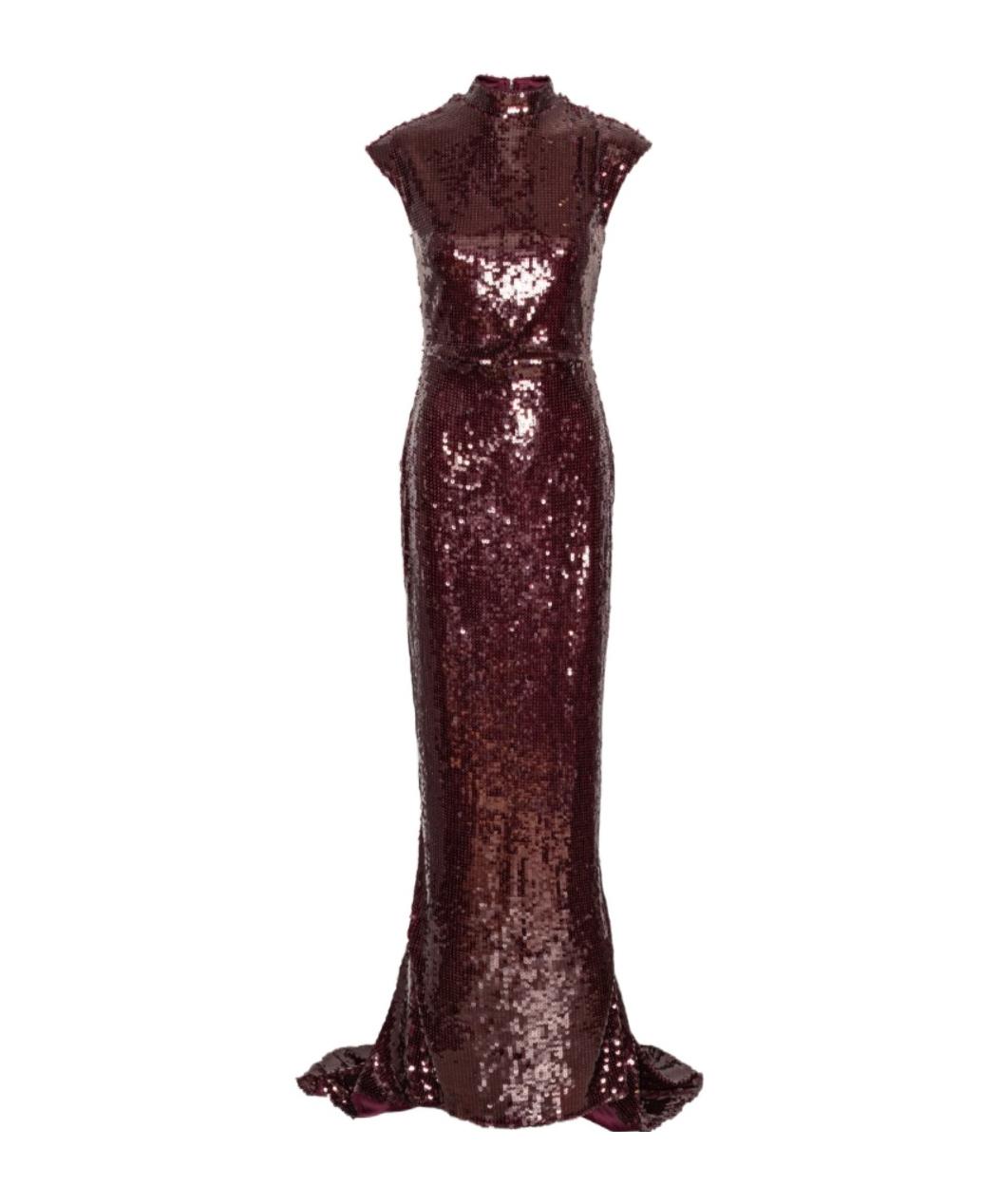 chinese dress ladies Rent Rotate Floral Strapless Mesh Maxi Dress main image 0