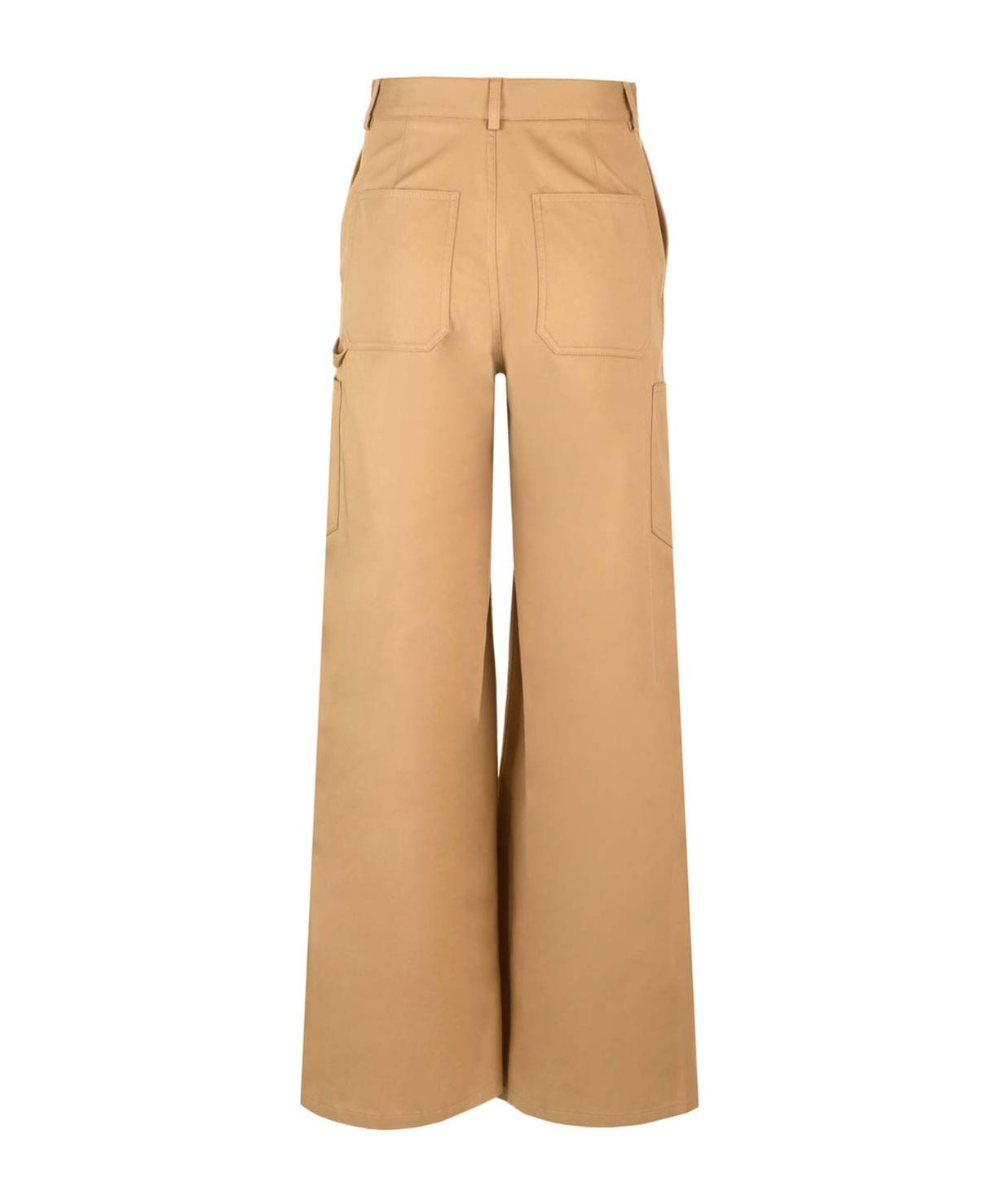 Celine Casual Pants With Belt Loops in Natural | Lyst
