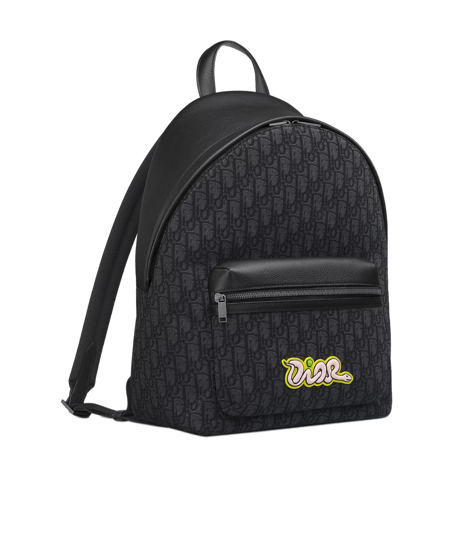 Dior ブラック リュック Dior And Kaws Rider 2.0 Zipped Backpack in Black for Men | Lyst