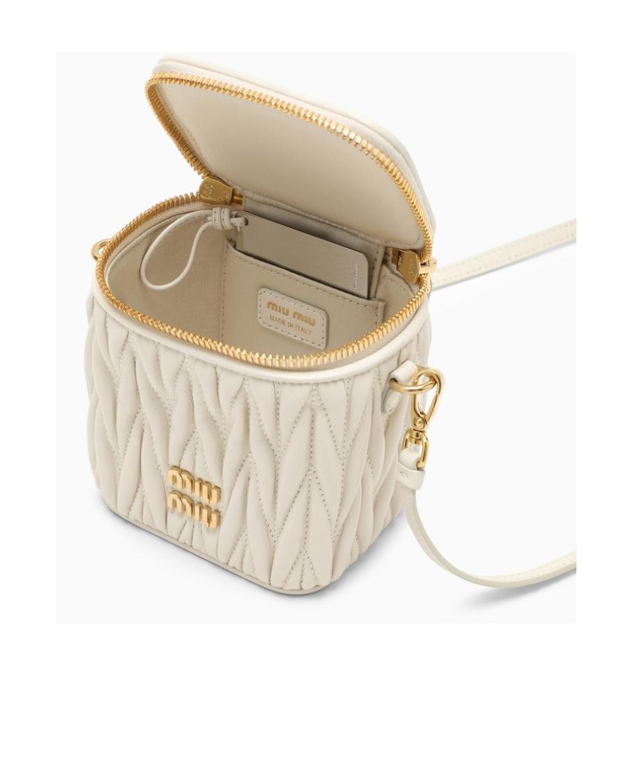 Sling Bag Miu Miu MatelassÃ© Mini Bag Danish Leather Bags Paraiso
