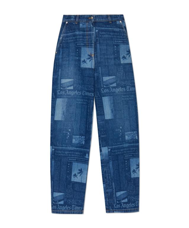 デニム・ジーパン Palm Angels WIDE PARACHUTE JEANS (PWYB030_F23DEN0021060) Wide Parachute Denim Pants | UNIQLO US