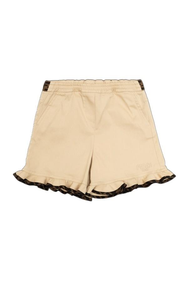 ショートパンツ FENDI Women Shorts  Burmudas FZR810 ATPYF1RX9 Beige Shorts Wool Brown | Fendi