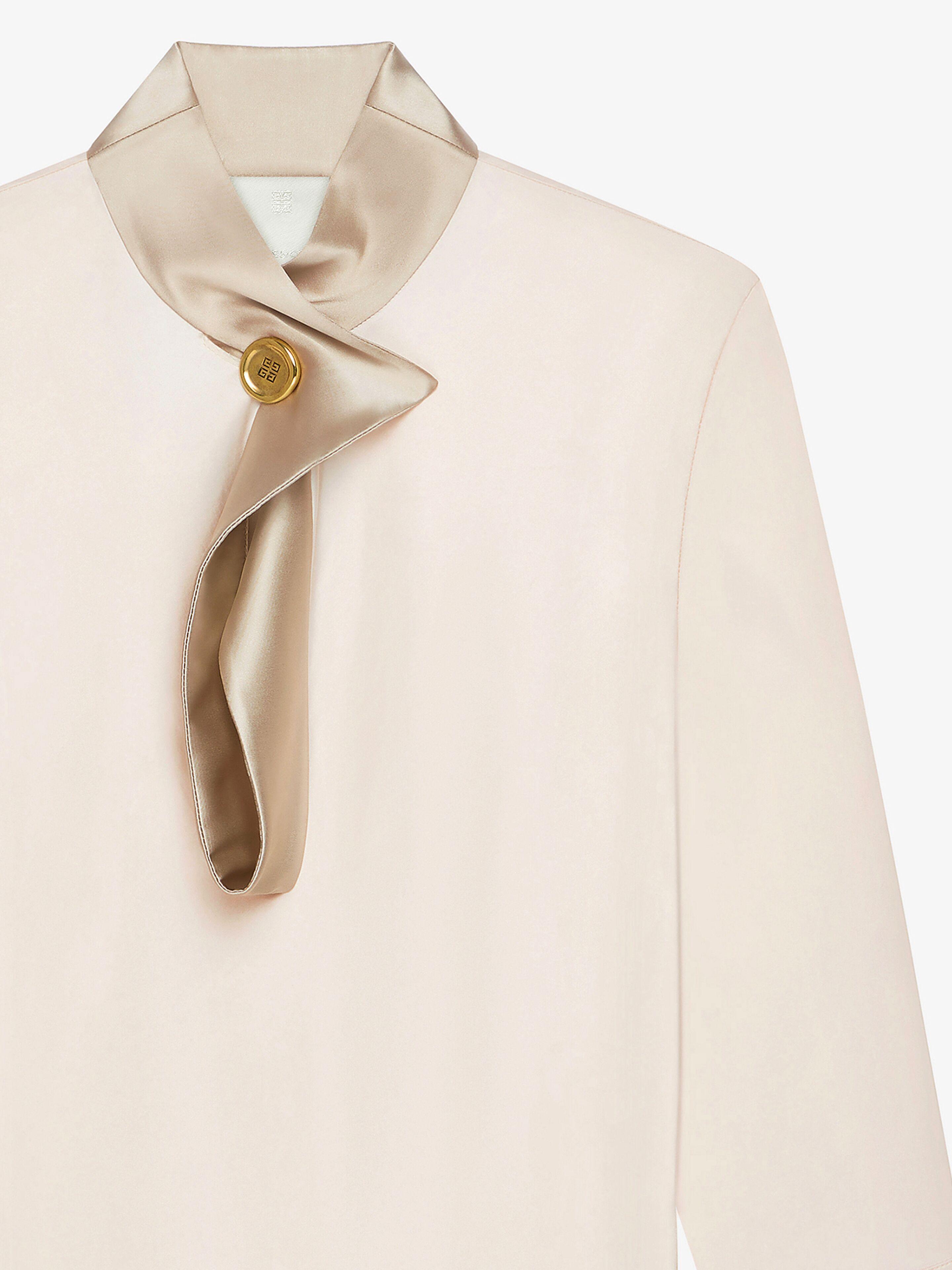 【送料&関税込】Givenchy White Crepe Blouse White Wrap shirt Givenchy - Vitkac AS