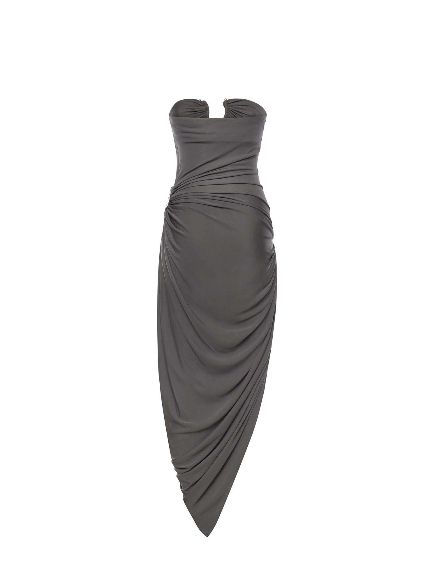 christopher esber strapless ruched dress Orica Strapless Dress