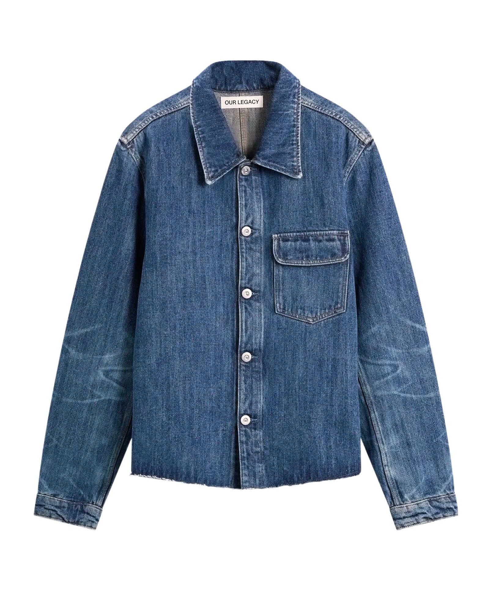 Our Legacy Cut Rebirth Jacket in Blue for Men | Lyst