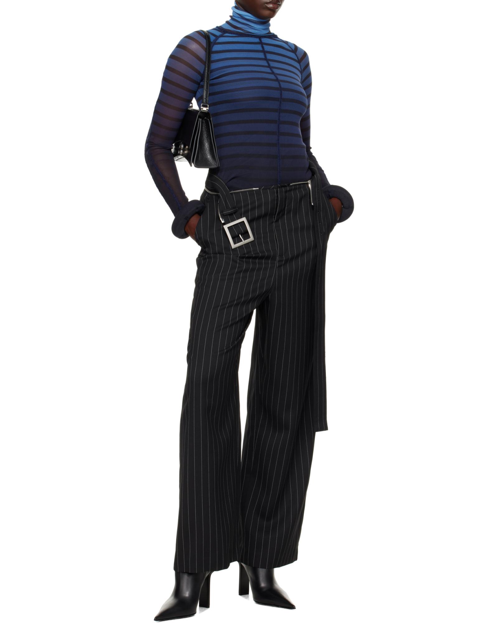 Jean Paul Gaultier 'The 3D Striped' Top in Blue for Men | Lyst