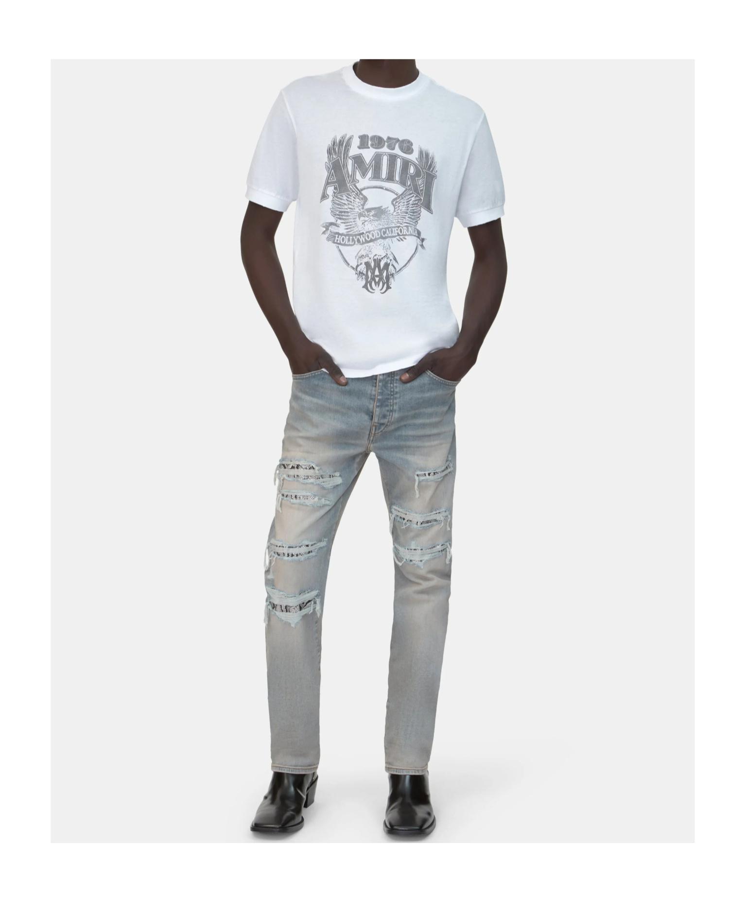 Amiri Eagle T-Shirt in White for Men | Lyst