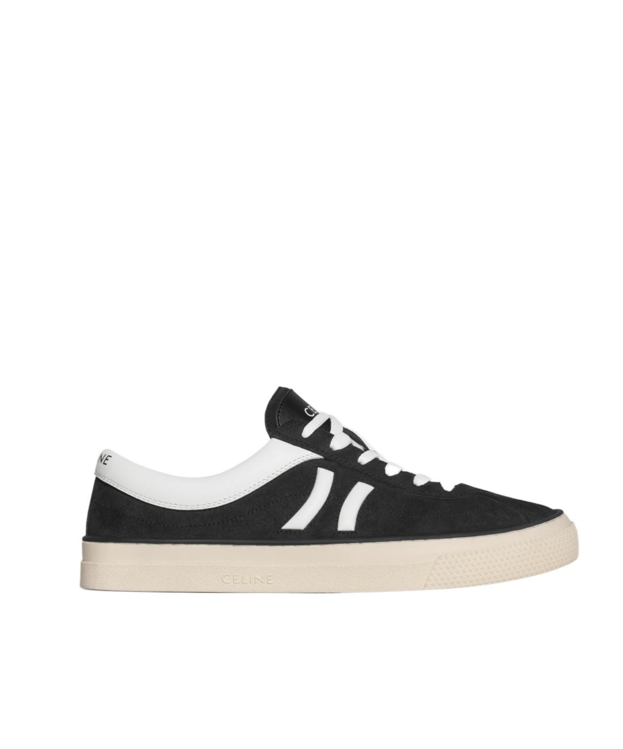 CELINE★CELINE Sunset Lace-up Low Sneakers Celine Sunset Low Lace-Up Sneaker in Black for Men | Lyst