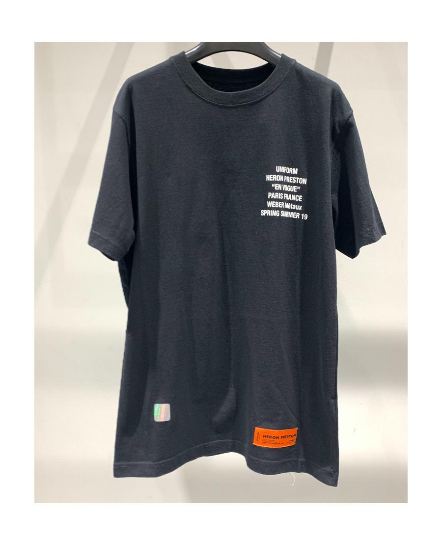 HERON PRESTON bird Tee バードプリント ロングTシャツ HERON
