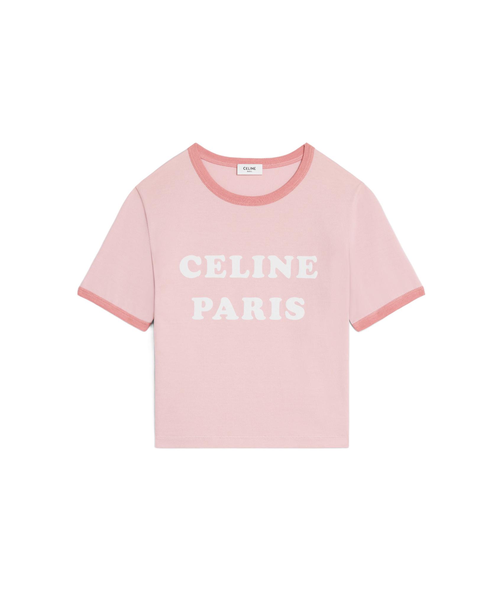 Celine Paris 70S T-Shirt in Pink | Lyst