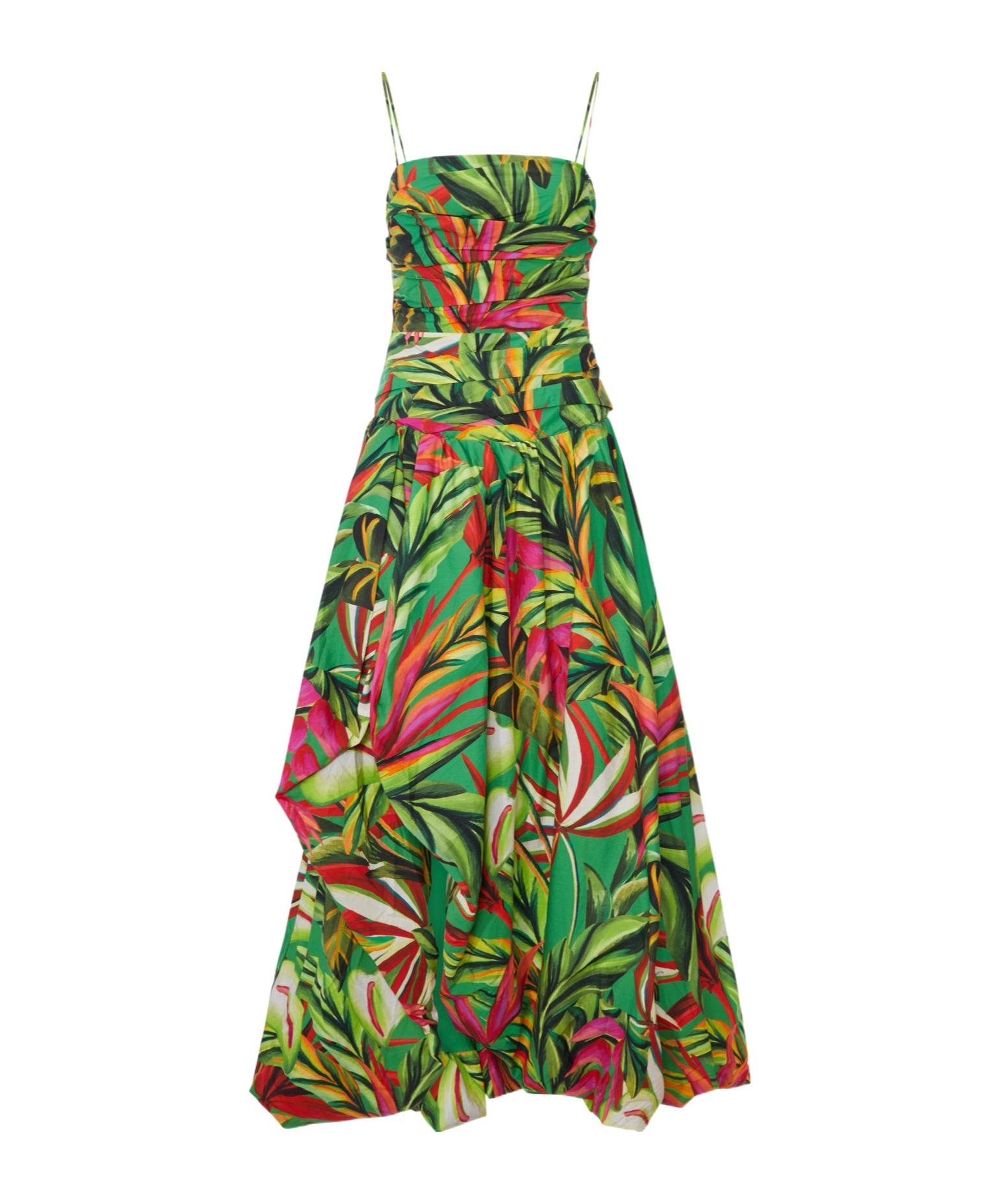 strapless open back dress Green Floral Print Shirt Dress with Belt – Crimsoune Club