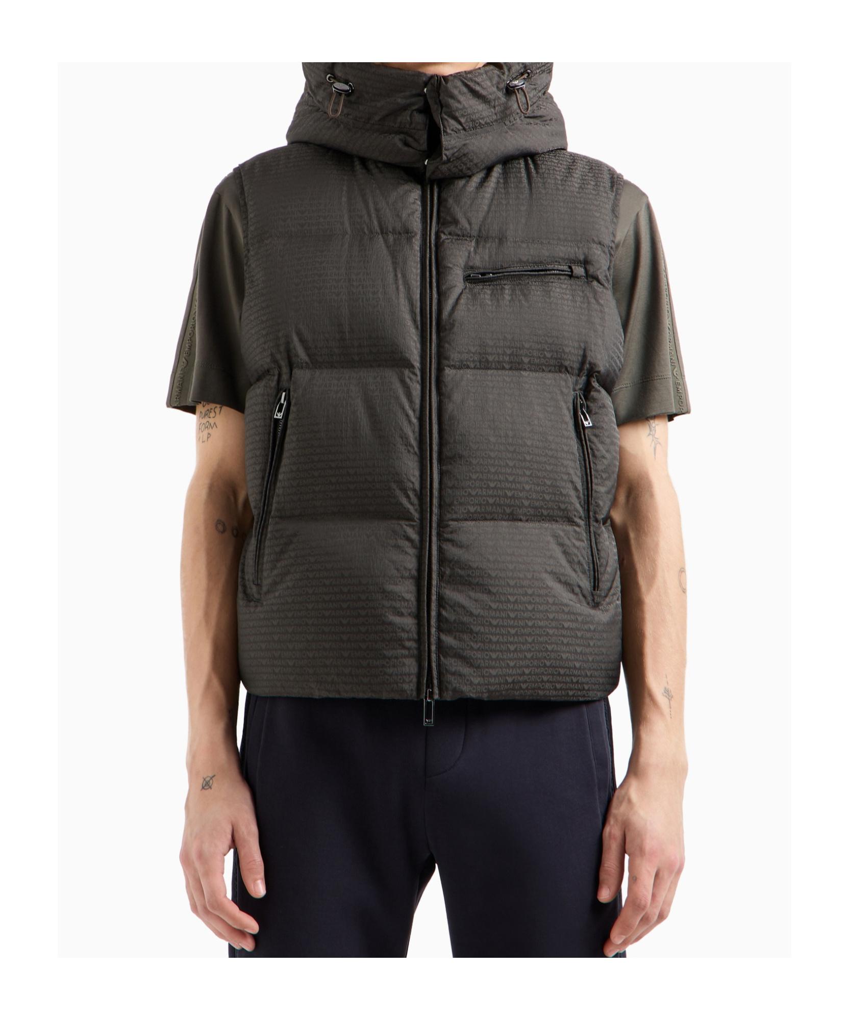 VIP【関税送料無料】希少 EMPORIO ARMANI DOWN WAISTCOAT emporio-armani-05A6-Hooded-