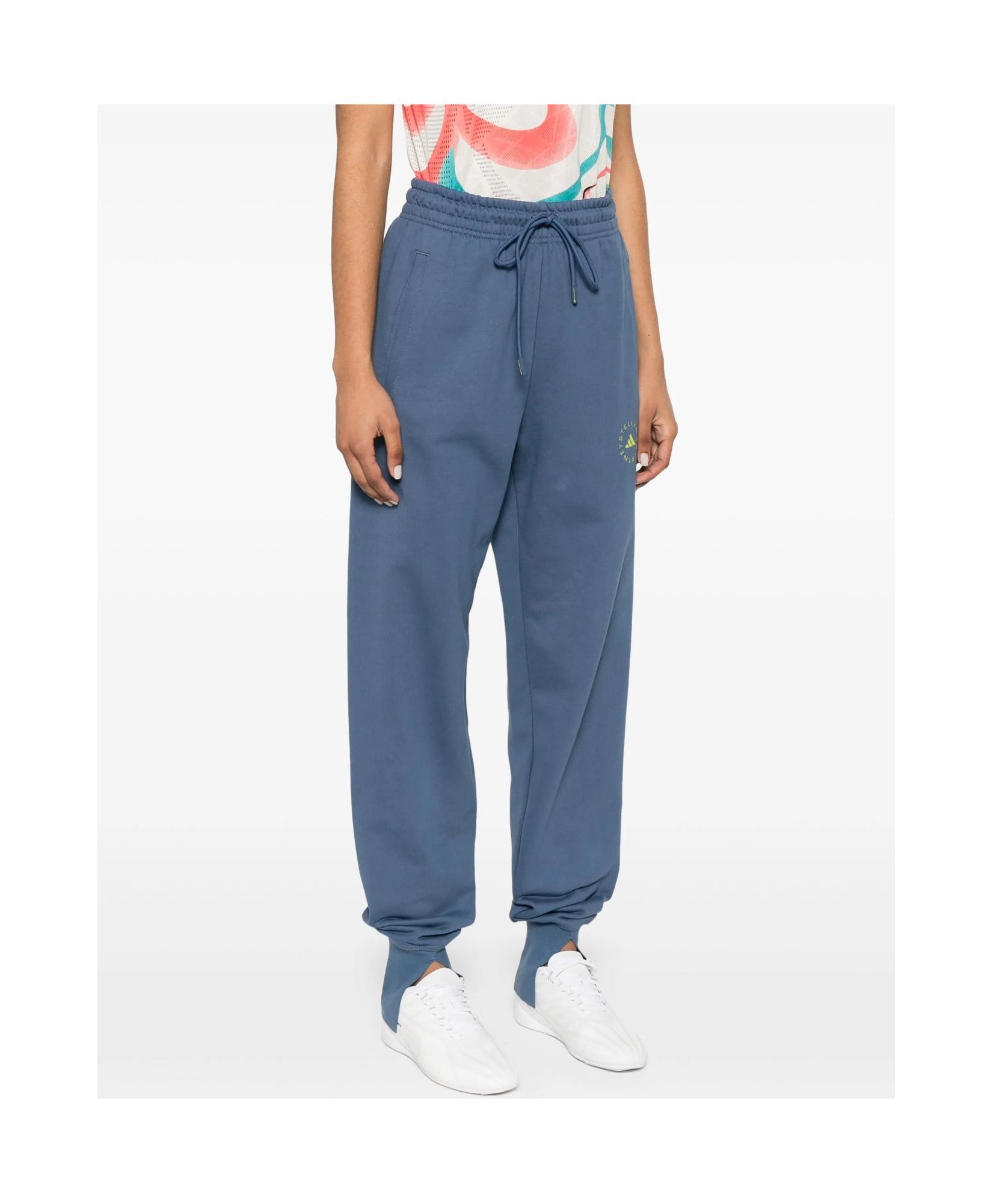 パンツ STELLA MCCARTNEY COTTON FLEECE JOGGING PANTS WITH LOGO adidas By Stella McCartney Track pants and sweatpants for