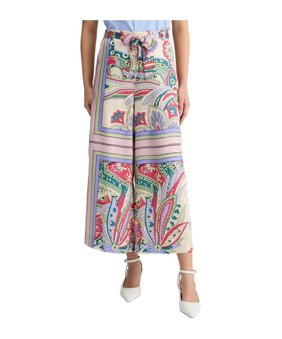 パンツ LIU JO PRINTED PANTS Liu Jo Printed Trousers in Blue | Lyst