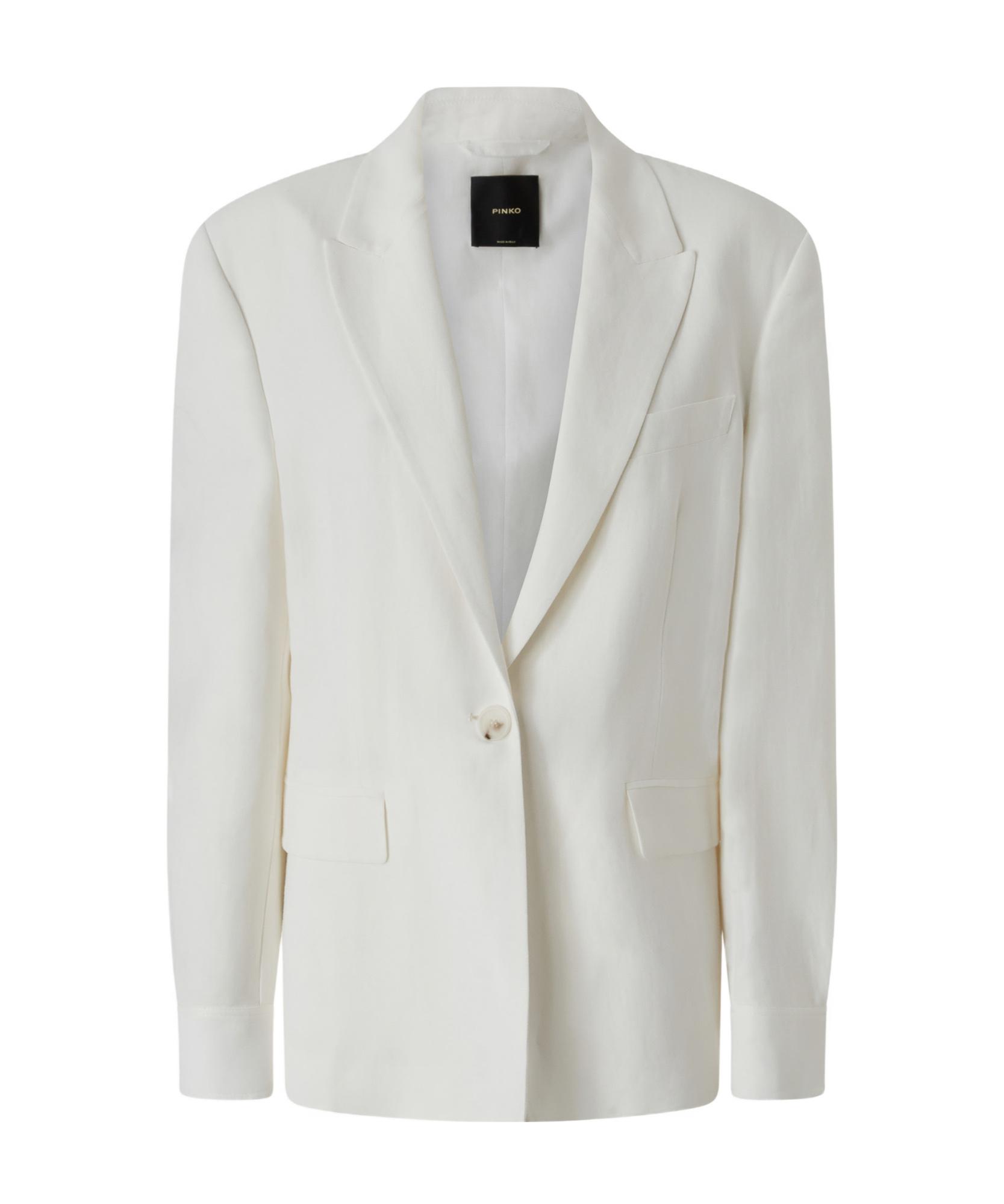 ジャケット PINKO Women Jackets 104944 A2FAZ05 White Pinko Single-Breasted Blazer in Gray | Lyst