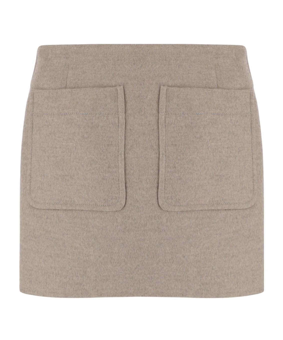 スカート BOTTEGA VENETA Graphite Cotton Blend Mini Skirt Bottega Veneta Skirts for Women | Online Sale up to 78% off