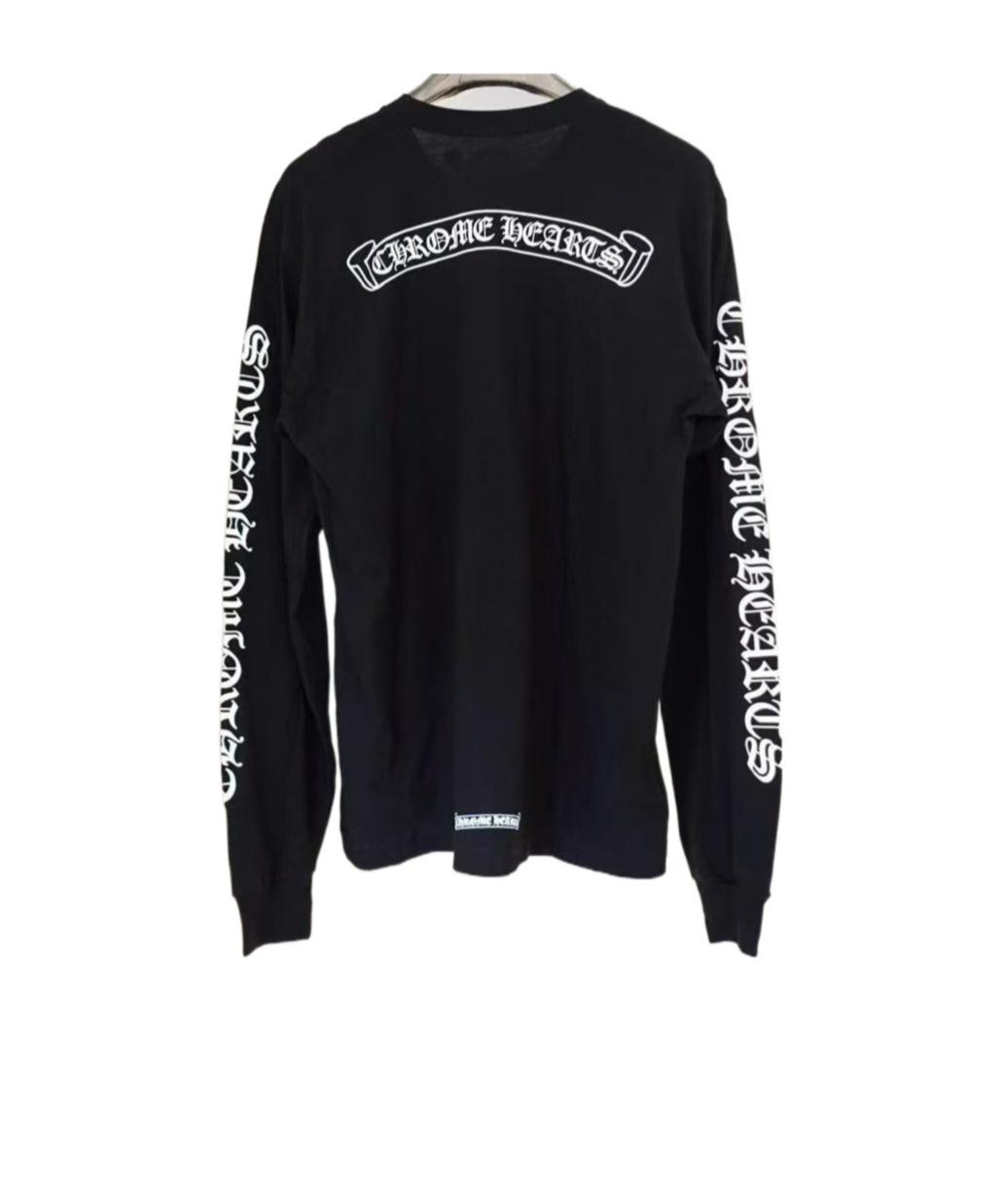 Chrome Hearts Scroll Long-Sleeve T-Shirt in Black for Men | Lyst