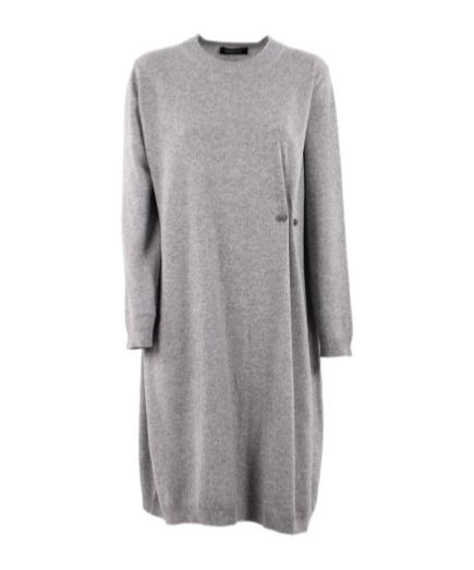 ワンピース FABIANA FILIPPI Woman Dress Grey ABD265F467L233 8132 FABIANA FILIPPI | Grey Women's Long Dress | YOOX