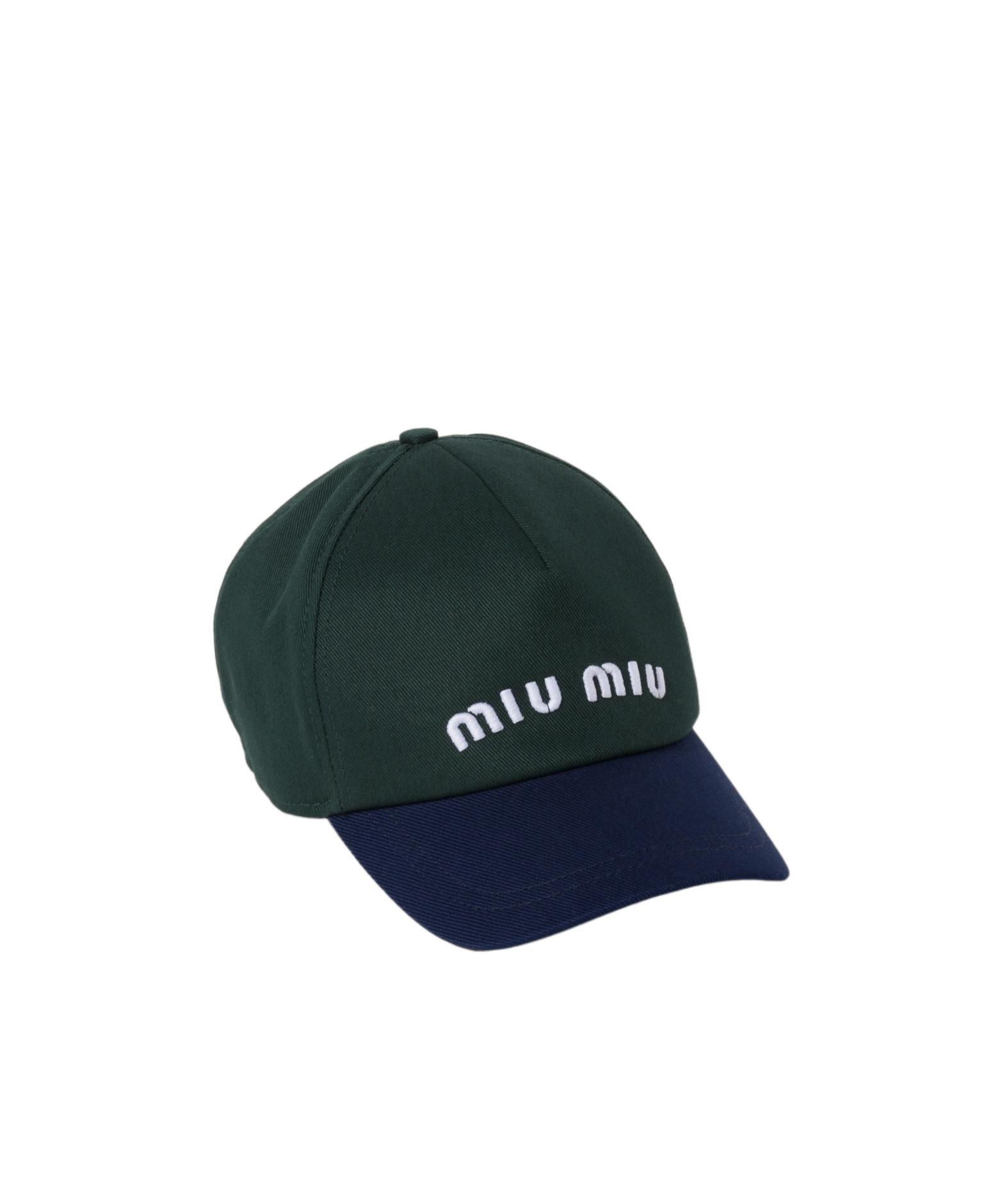 【MIU MIU】DRILL BASEBALL CAP Miu Miu Drill Baseball Cap | Blue | FARFETCH