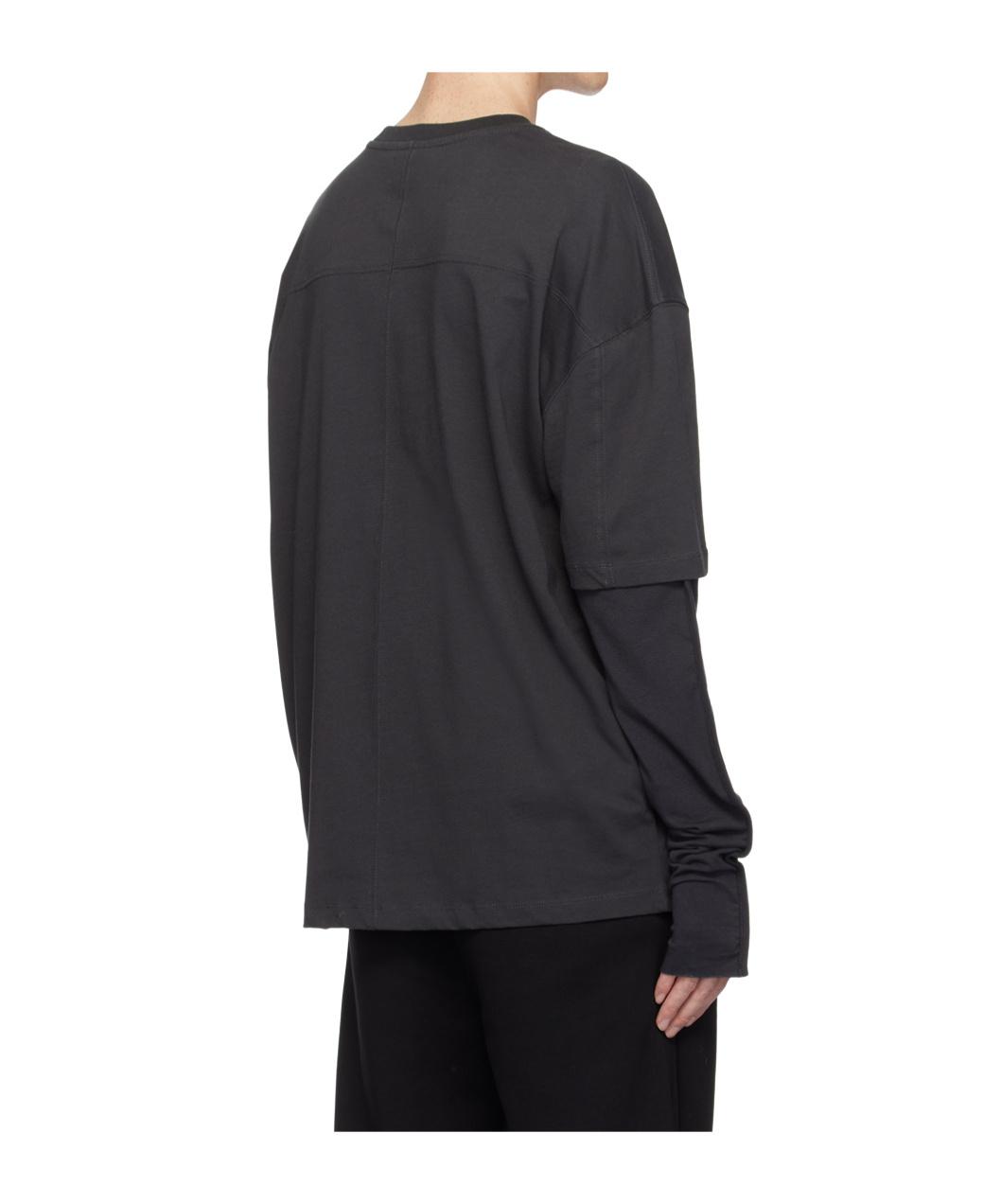 Tシャツ・カットソー Thom Krom Long sleeve t-shirt THOM KROM Printed Cotton Layered Long-Sleeve T-Shirt