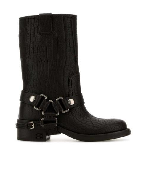 Miu Miu Square Toe Boots for Women | Lyst