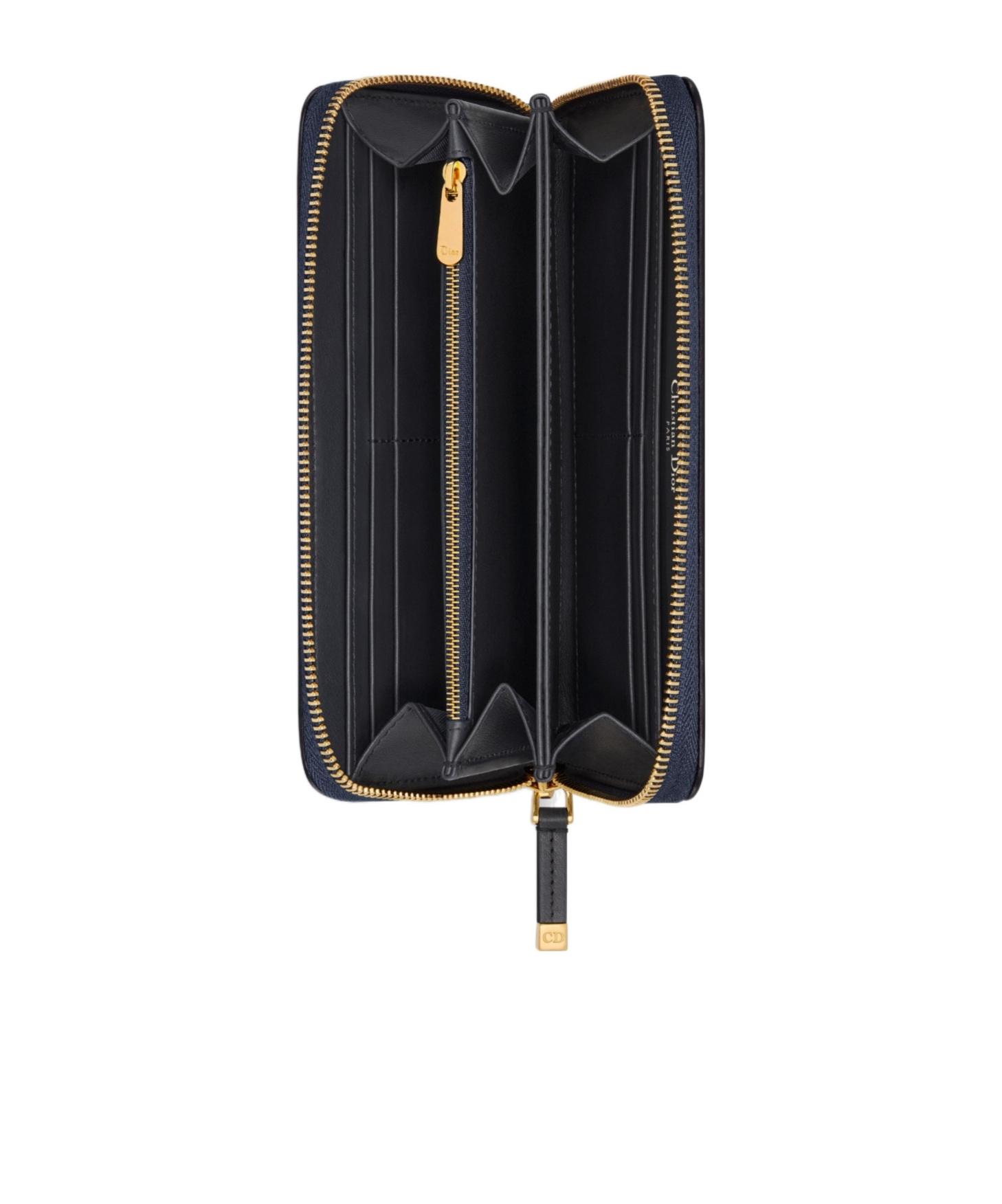 Dior 30 Montaigne Voyageur Long Wallet in Blue | Lyst