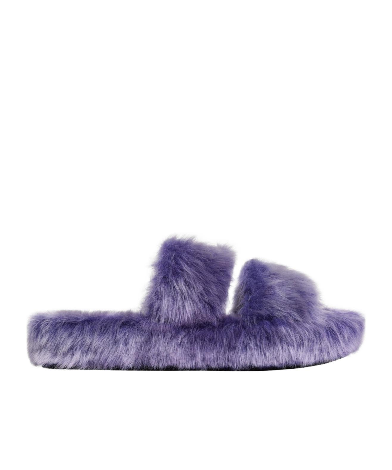 Celine Slides Triomphe in Purple | Lyst