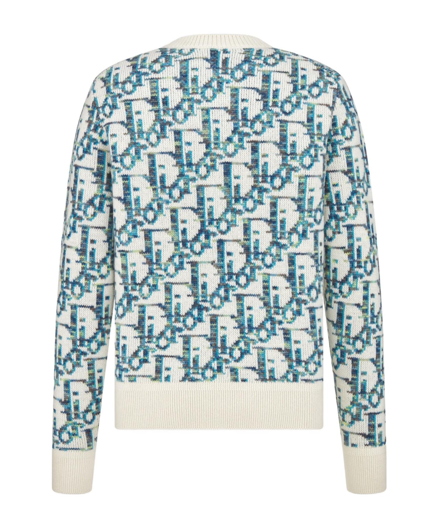 ディオール 21AW Oblique Side Line Crewneck Knit Sweater オブリーク 