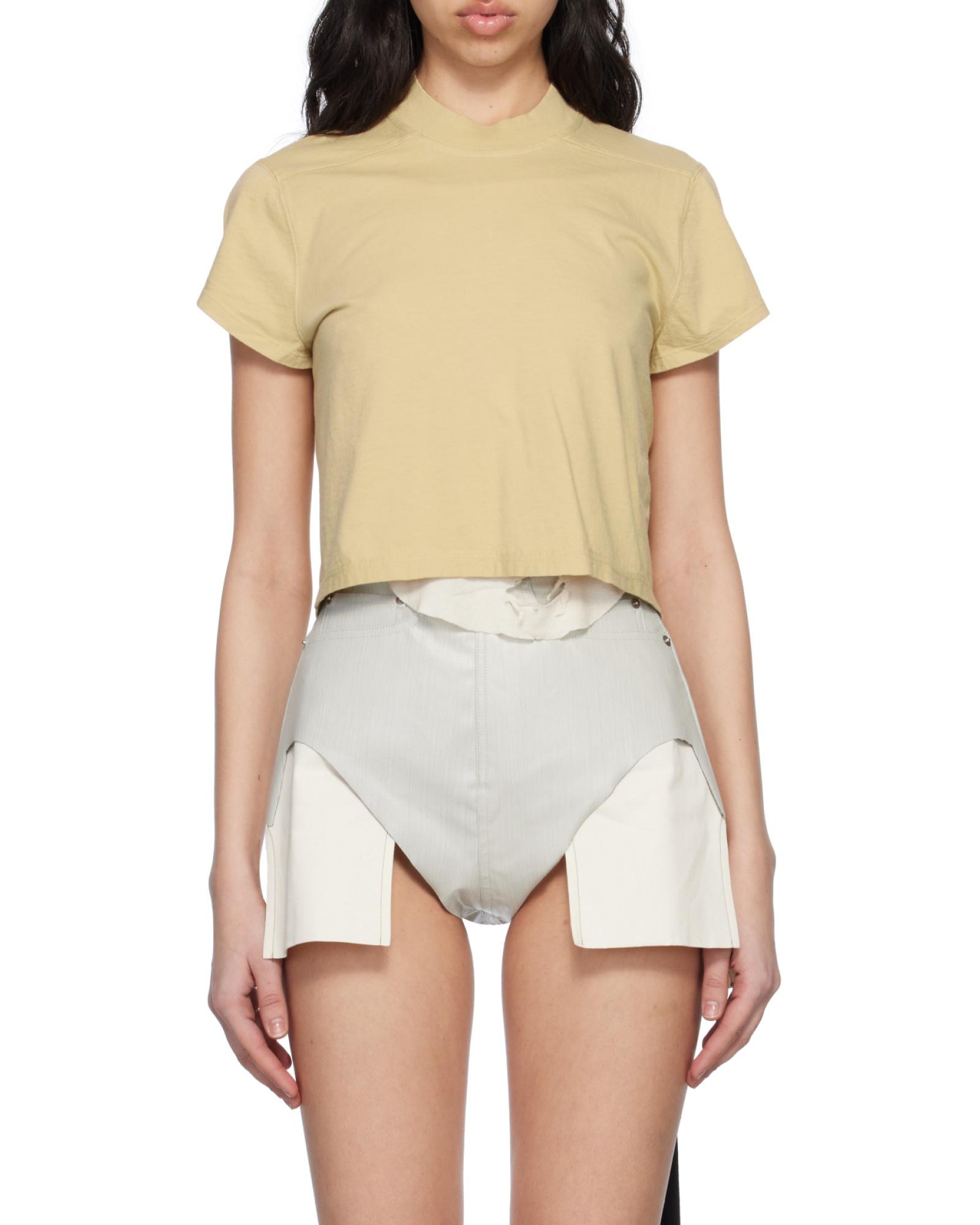 Rick Owens Small Level Tシャツ Rick Owens DRKSHDW Men's' Small Level T-Shirt in Cream | LN-CC®